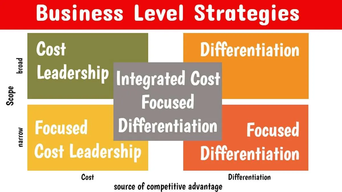 What is Business Level Strategy? Different Types of Examples