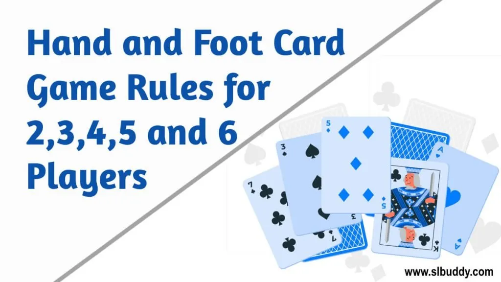 Hand and foot card game rules for 2 3 4 5 and 6 players