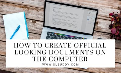 Create Official-Looking Documents On The Computer