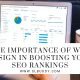 Web Design in Boosting Your SEO Rankings