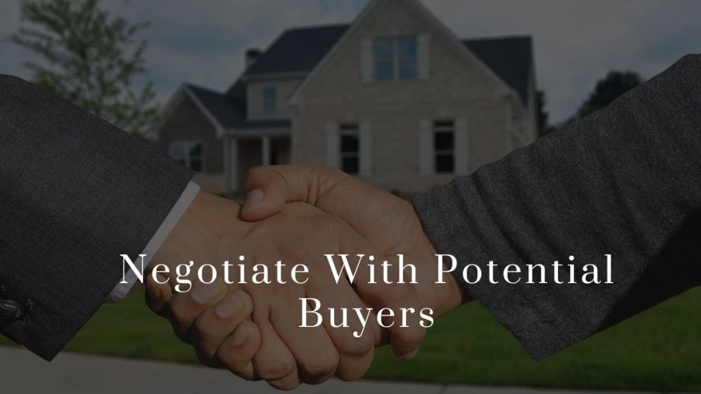 Negotiate With Potential Buyers 2023 Negotiate With Potential Buyers