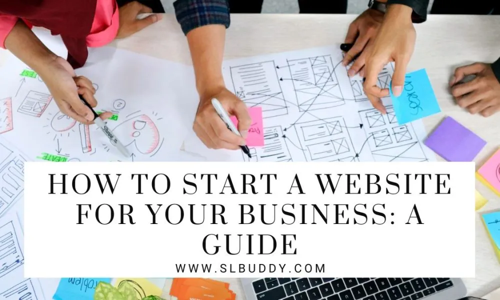 How to start a website for your business a guide