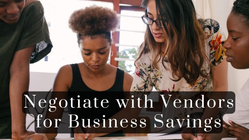 Negotiate with Vendors 2023 Negotiate with Vendors for Business Savings