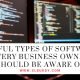 Useful Types Of Software Every Business Owner Should Be Aware Of