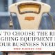 How to Choose the Right Weighing Equipment for Your Business Needs