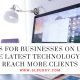 Tips for Businesses on Using the Latest Technology to Reach More Clients
