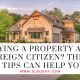 Buying a Property as a Foreign Citizen