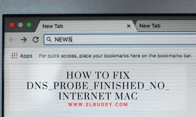 MacBook screen showing DNS_PROBE_FINISHED_NO_INTERNET error in Safari browser
