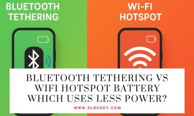 Bluetooth tethering vs WiFi hotspot battery drain comparison infographic