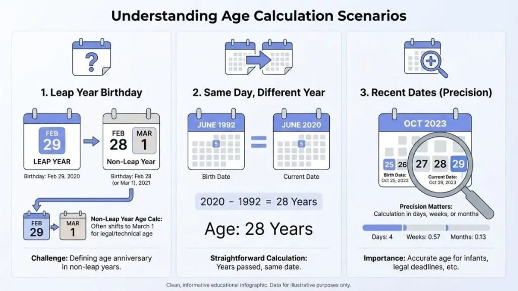 How Old Was I on This Date? Simple Way Calculate Your Age