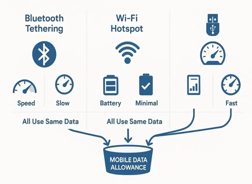 Does Bluetooth Tethering Use Hotspot Data? Clear Answer