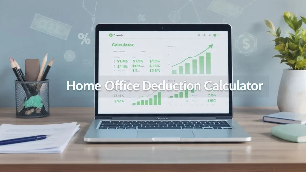 Home Office Deduction Calculator 2026 Home Office Deduction Calculator - Calculate Tax Savings