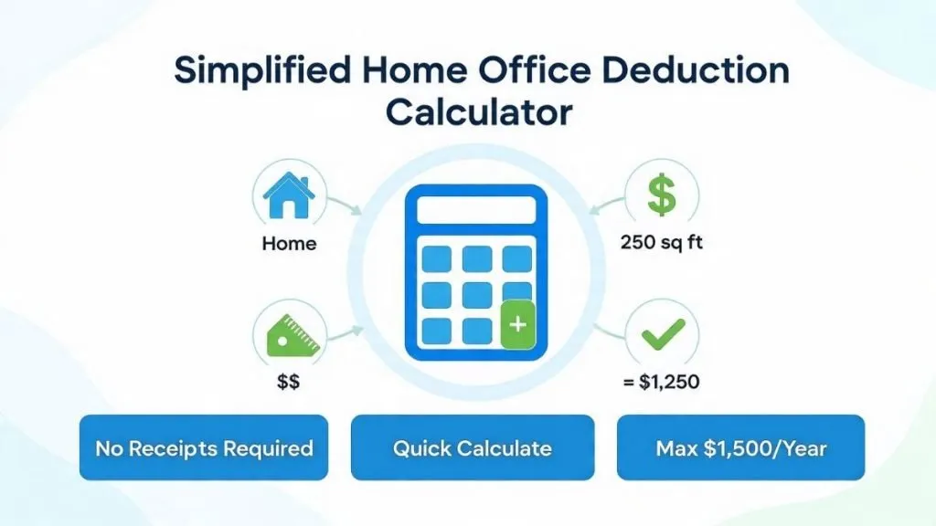 Simplified Home Office Deduction Calculator 2026 Simplified Home Office Deduction Calculator 2026