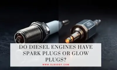 Spark plug vs glow plug side by side comparison on workshop surface